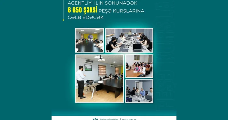6650 şəxs peşə kurslarına cəlb ediləcək