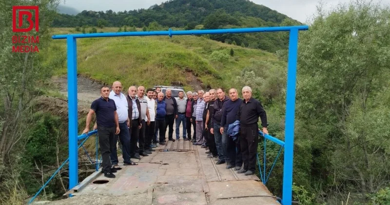 Kənd sakinləri tarixi körpünü öz vəsaitləri hesabına BƏRPA ETDİLƏR FOTO