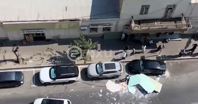 Maşınını park edib getmişdi, başına iş gəldi Video
