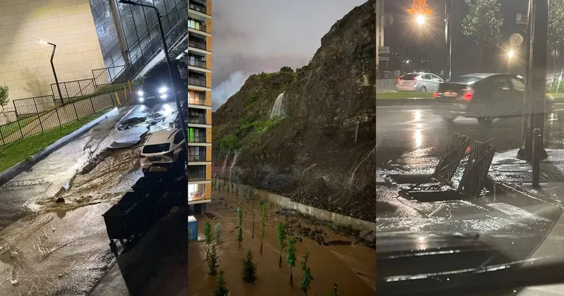 В Тбилиси затопило станции метро и улицы Видео