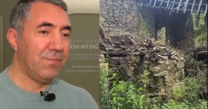 Əməkdar artist babasının Laçındakı dağ evinə getdi