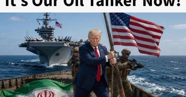 Трамп опубликовал ИИ изображение захвата танкера под иранским флагом