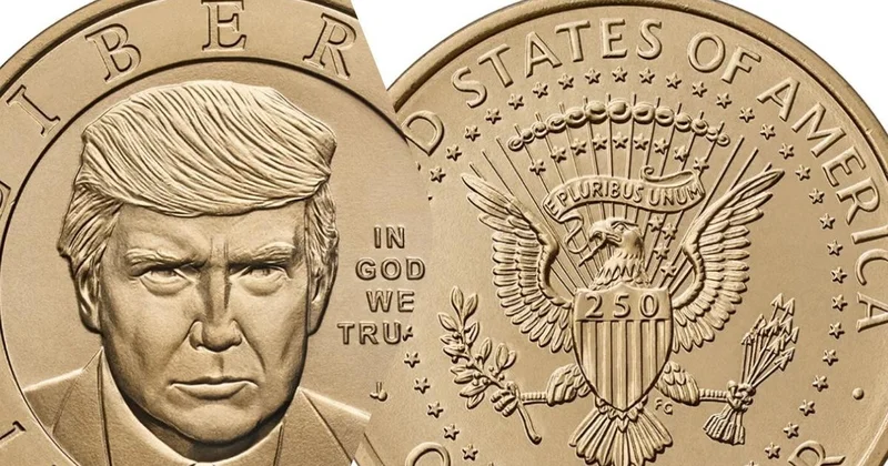 В США выпустят долларовые монеты с портретом Трампа