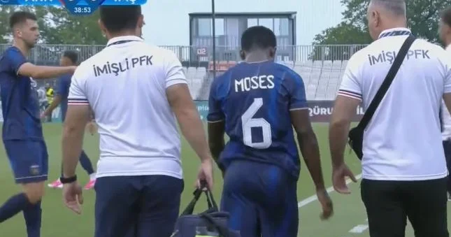 "İmişli"nin futbolçusu zədələndi