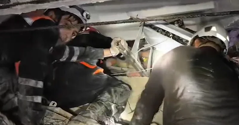 Hövsanda mağazanın tavanı uçdu 37 yaşlı qadın xəsarət aldı Video