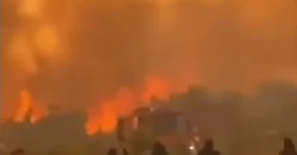 Монахини в Черногории пытались спасти монастырь от лесного пожара ВИДЕО