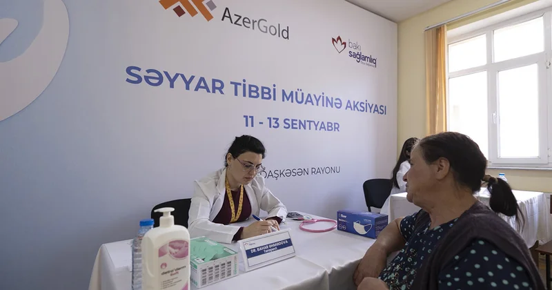 “AzerGold”un təşkilatçılığı ilə keçirilən səyyar tibbi müayinə aksiyasına yekun vuruldu Fotolar