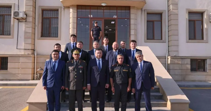 Делегация Нацгвардии Казахстана посетила Азербайджан