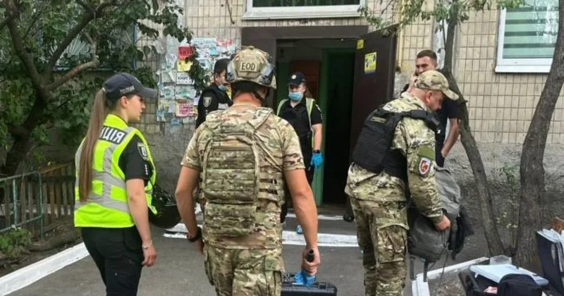 Kiyevdə çoxmərtəbəli binada partlayış baş verib, ölənlər və yaralanan var