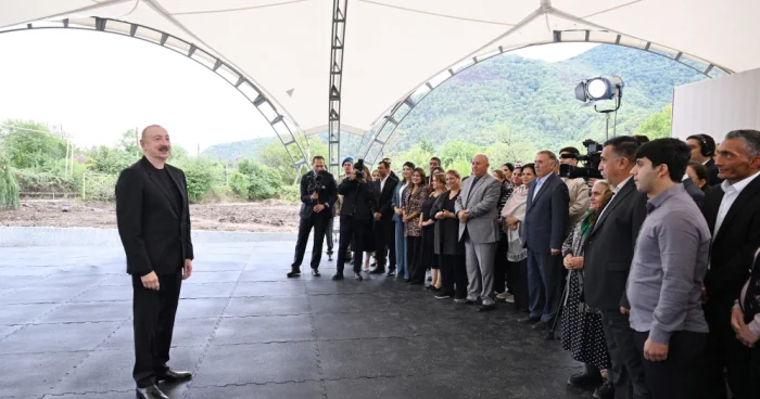 İlham Əliyev Xocalıda dörd kəndin sakinləri ilə görüşüb I FOTO