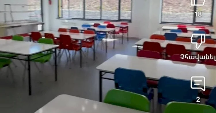 Paşinyanın açdığı məktəbdə “Azərbaycan bayrağı” qalmaqalı İrəvanda stullardan qorxdular