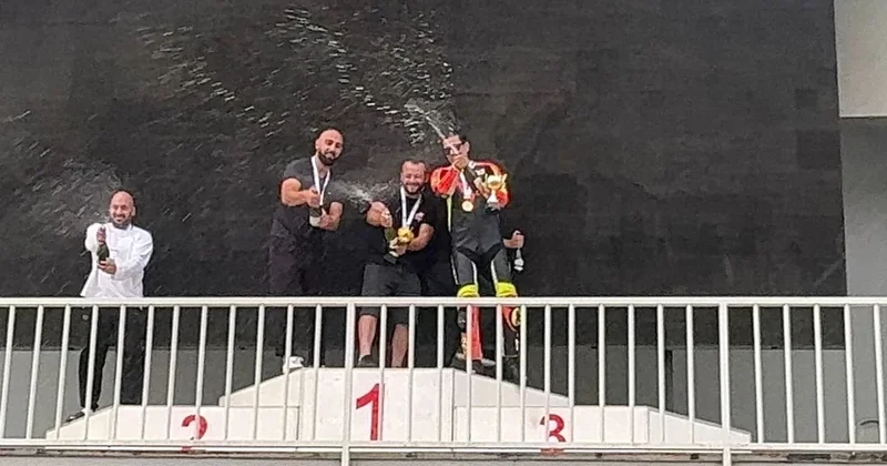 Azərbaycan motosikletçisi Gürcüstanda birinci olub FOTO