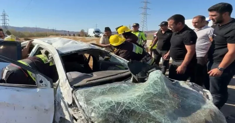 Culfa Ordubad yolunda qəza olub FOTO