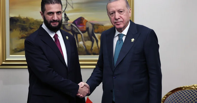 Ərdoğan Suriya lideri Əhməd Şaara ilə görüşüb