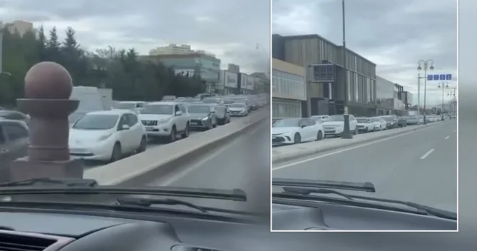 Babək prospektində yaranmış ucsuz bucaqsız TIXAC