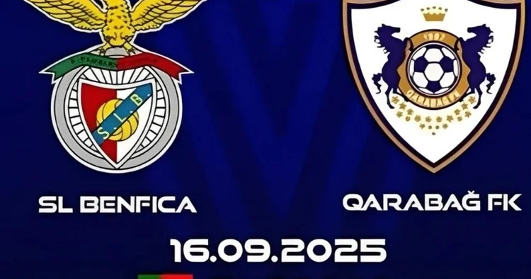 UEFA dan Benfika Qarabağ oyununun statistikası