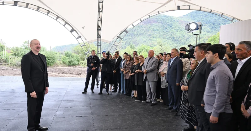Prezident İlham Əliyev Xocalının Badara, Daşbulaq, Seyidbəyli və Şuşakənd kəndlərinin sakinləri ilə görüşüb YENİLƏNİB VİDEO
