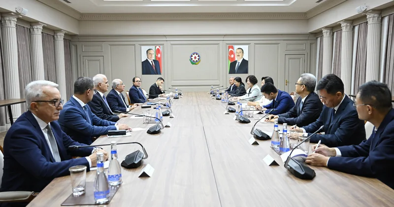 Əli Əsədov Çin Xalq Siyasi Məşvərət Şurasının Ümumçin Komitəsi sədrinin müavini ilə görüşüb