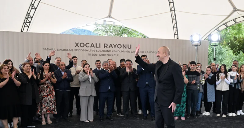 Prezident Badara, Daşbulaq, Seyidbəyli və Şuşakənd kəndlərinin sakinləri ilə görüşdü (YENİLƏNİB)