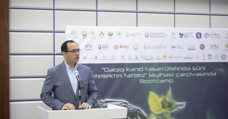 Şamaxıda “Dəqiq kənd təsərrüfatında süni intellektin tətbiqi” layihəsi çərçivəsində növbəti “Bootcamp” keçirilib