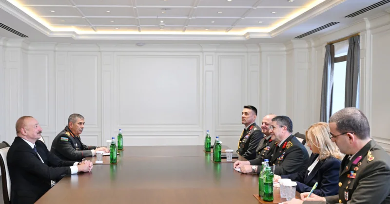 Prezident Şuşada Türkiyənin Baş Qərargah rəisini qəbul edib