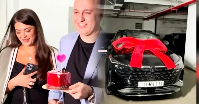 Hüseynin hədiyyəsi xanımını kövrəltdi Video