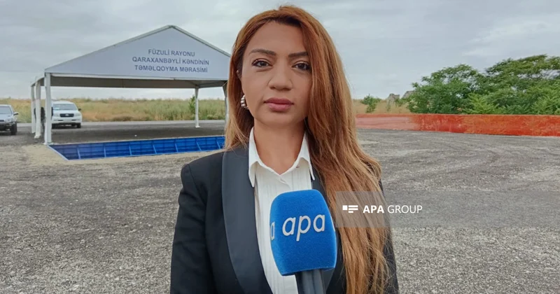 Yeni salınacaq Qaraxanbəyli kəndinə media tur təşkil edilib