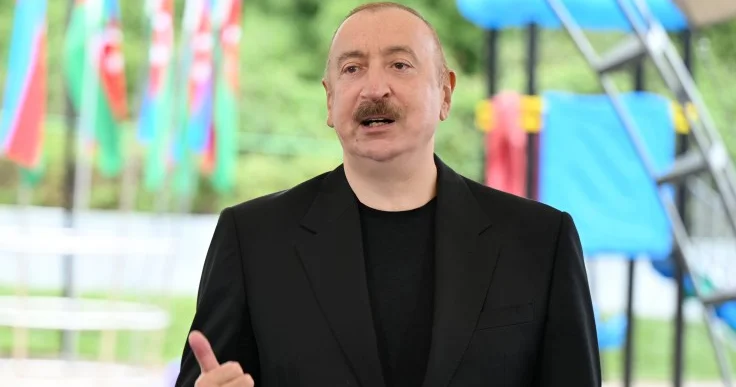 İlham Əliyev: “Bu gün haqlı olduğumuzu bir daha burada sübut edirik” VİDEO