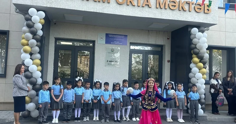 Laçının 50 yaşlı məktəbində İLK dərs HƏYƏCANI FOTO