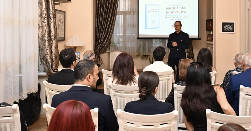 Maqsud İbrahimbəyov Yaradıcılıq Mərkəzində “İnnovasiya haqqında 100 sual” təqdim edilib
