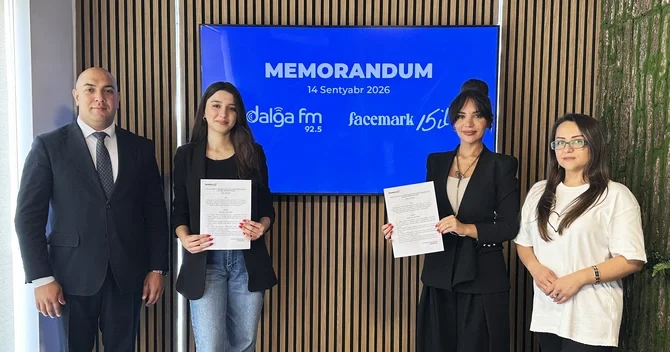 Facemark MMC ilə Dalğa FM arasında 14 sentyabr 2026 cı il tarixində əməkdaşlığa dair Anlaşma Memorandumu imzalanıb