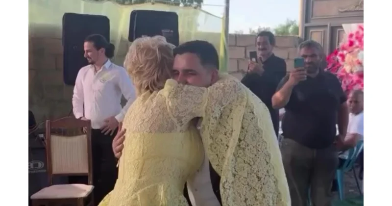 İki ayağını itirən qazimizin nişanından görüntülər (Video)