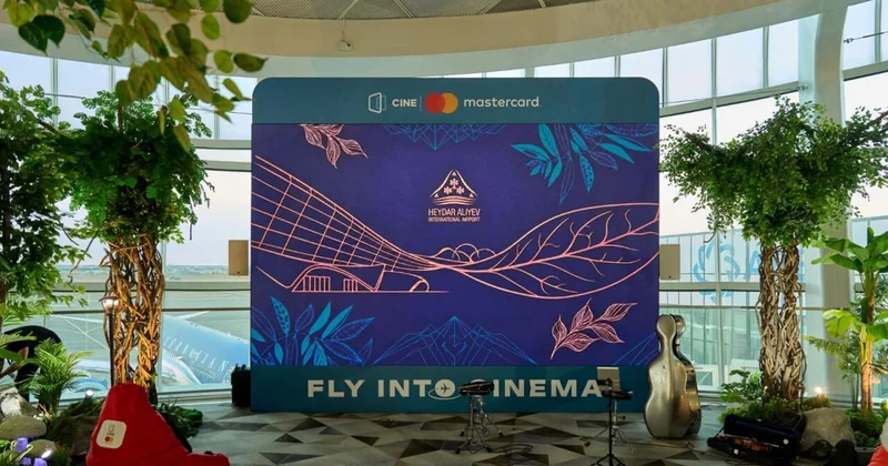 CineMastercard Bakı hava limanının uçuş zonasında kinoteatr açıb (Foto)
