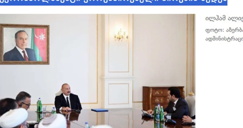 Gürcüstan mediası Azərbaycan Prezidentinin bəyanatlarını geniş işıqlandırıb