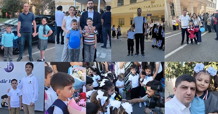 ​Jurnalistlərin övladları da bu il birinci sinfə qədəm qoydu FOTOLAR