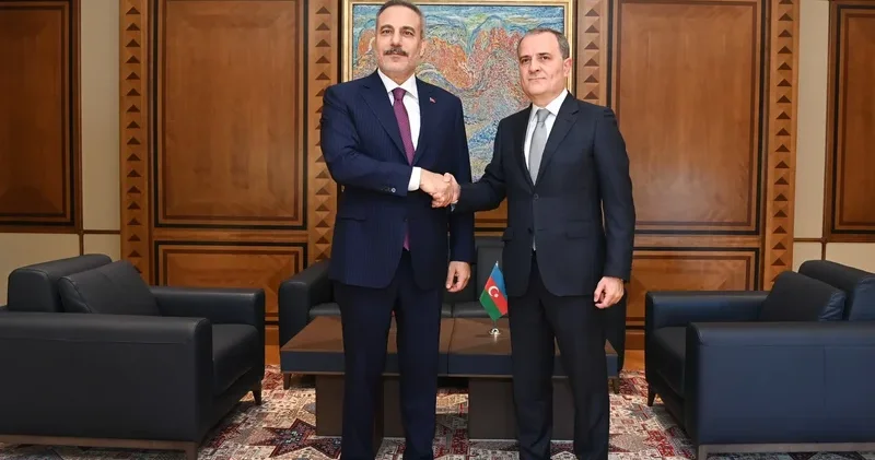 Azərbaycan və Türkiyə XİN rəhbərləri arasında təkbətək görüş başladı FOTO YENİLƏNİB