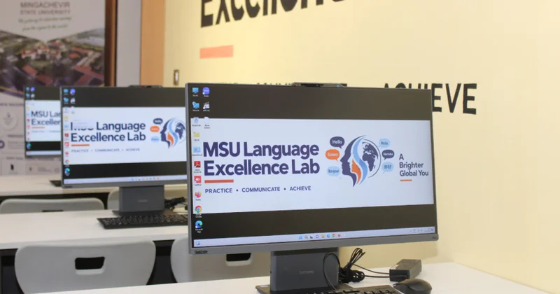 Mingəçevir Dövlət Universitetində Dil Mükəmməlliyi Laboratoriyası istifadəyə verilib