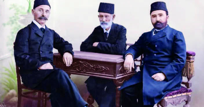 3 məsləkdaşın bir tarixi görüşü