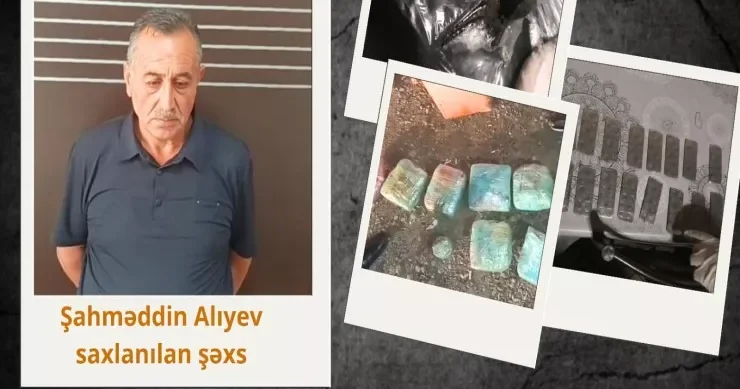 Yardımlı sakini 8 kilo narkotiklə tutuldu VİDEO