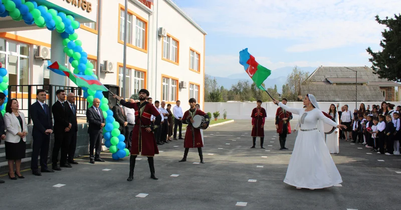 Balakənin Bedağar kəndində yeni məktəb binası istifadəyə verilib