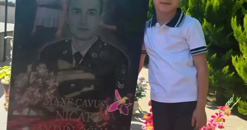 “Kaş sən də yanımızda olardın” Şəhid oğlu 1 ci sinfə getdi