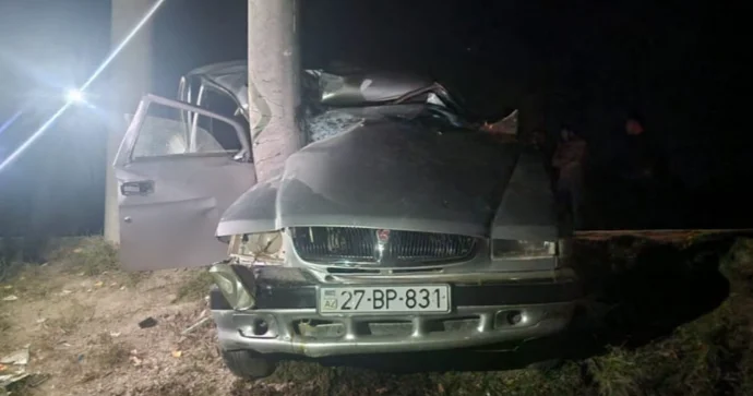 DYP Sabirabadda baş verən qəza ilə bağlı məlumat yaydı FOTO
