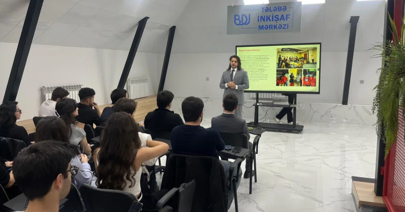 “Bakcell” şirkəti BDU tələbələri üçün infosessiya keçirib