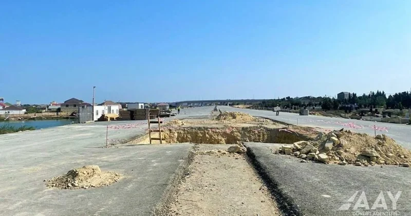 Pirşağı Xırdalan Novxanı M4 avtomobil yolunda piyada keçidi tikilir