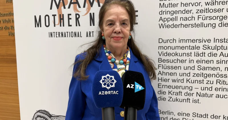 Qrafinya Anna Divina Beatris: Leyla Əliyevanın əsərləri məni xüsusilə heyran etdi