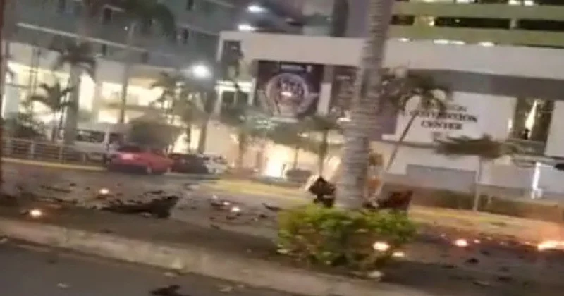 В Эквадоре произошел мощный взрыв перед ТЦ ВИДЕО
