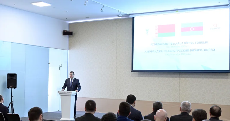 Bakıda Azərbaycan Belarus biznes forumu keçirilir