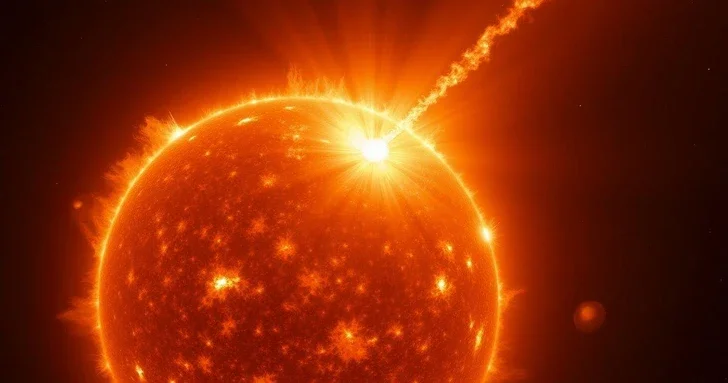 Мощнейшая солнечная вспышка за последние месяцы угрожает Земле
