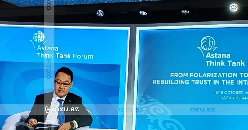 Erjan Aşikbayev: Qazaxıstan Azərbaycan və Ermənistan arasında əlaqələrin qurulmasında öz rolunu oynayıb