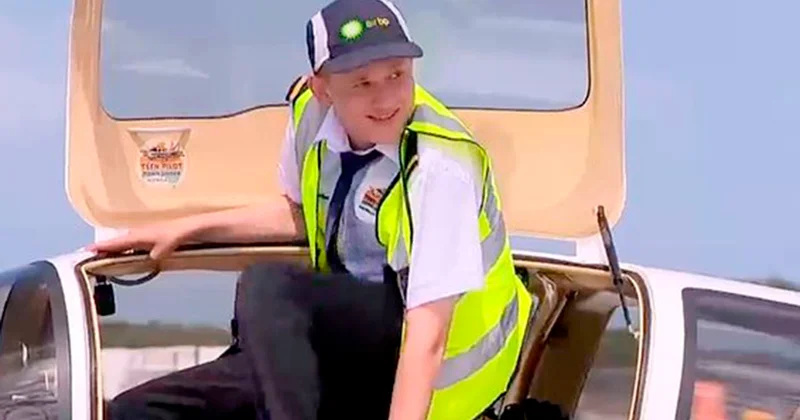 16 yaşlı pilot iki aya 19 ölkəyə səfər etdi